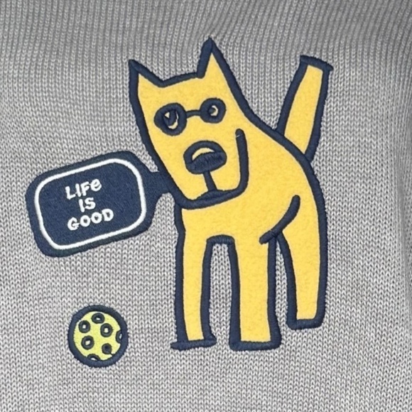 NWT LIFE IS GOOD 2pc Long Sleeve Pull Over Sweater And Shorts Sz L - Picture 4 of 11